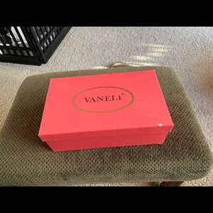 Vaneli orange low heels. Brand new in the box. Super cute!